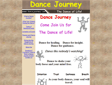 Tablet Screenshot of dancejourney.com
